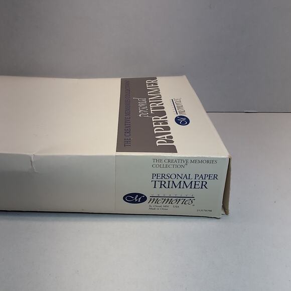 Creative Memories Personal Paper Trimmer Cutter Photo Cropper 7" Guillotine NOS - Picture 2 of 10